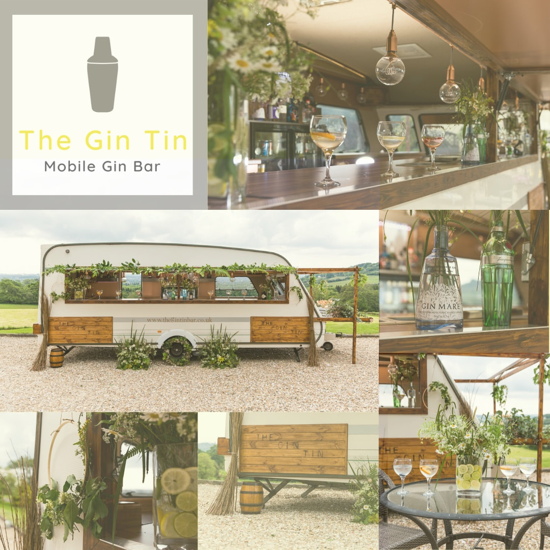 Gin Bar Mobile Bar Caravan bar wedding bar event bar